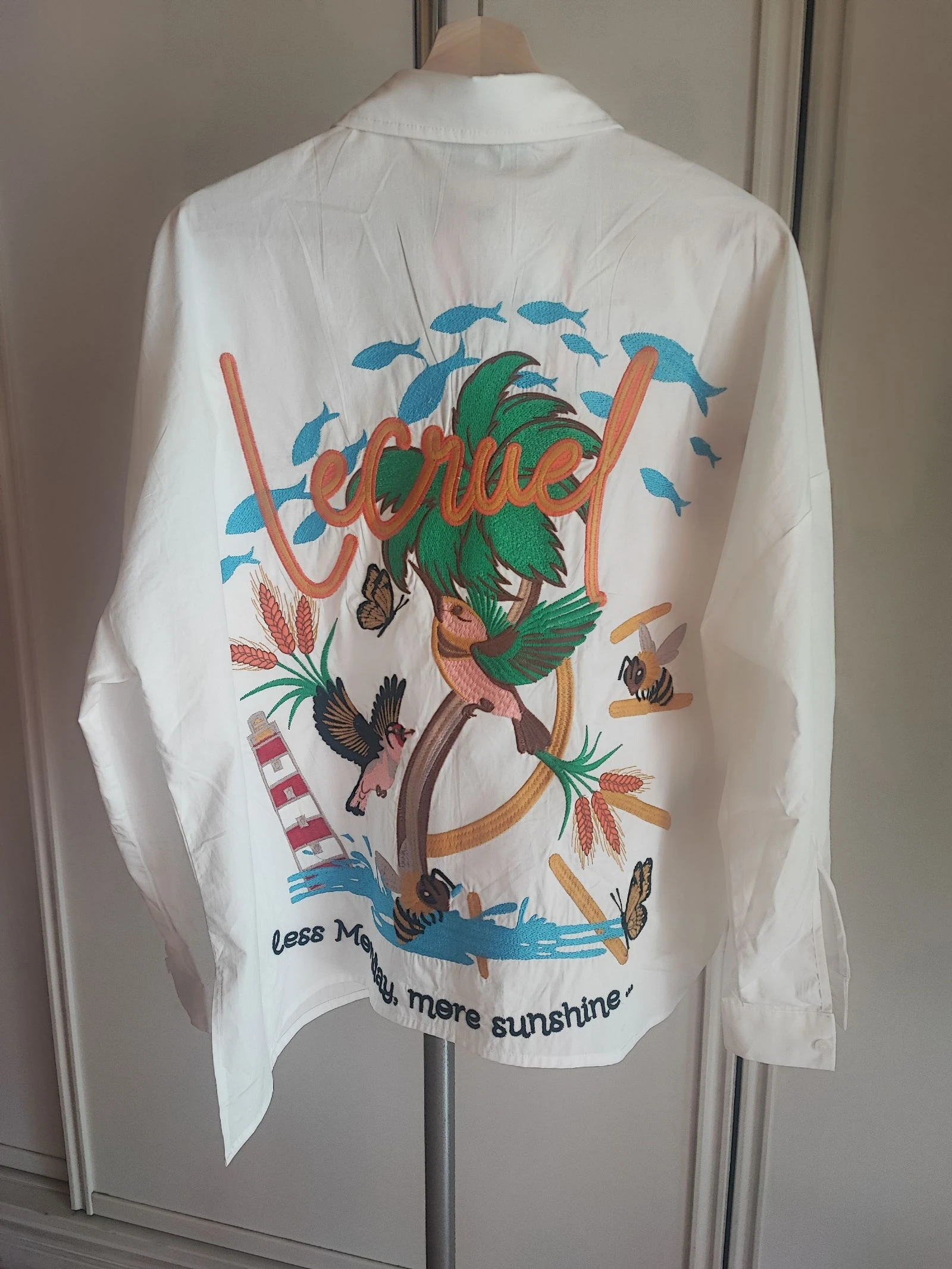 Camisa bordados Lecruel 